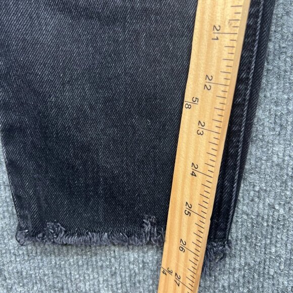 Abercrombie & Fitch Women's High-Waisted Skinny Cropped Jeans - Picture 6 of 8